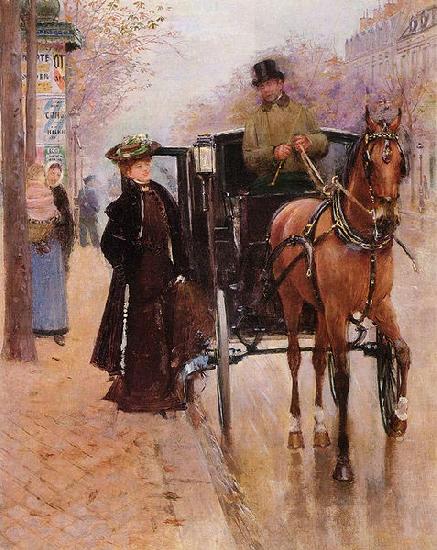 Jean Beraud Home, Driver Spain oil painting art